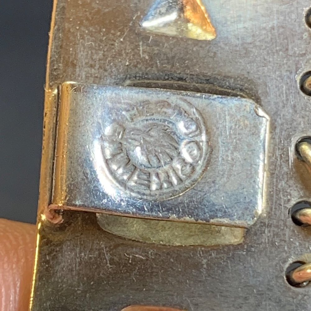 Chunky Link Filigree Large Statement Bracelet 8" - image 8